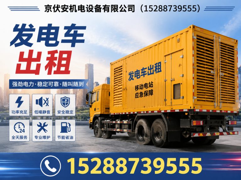 贵港静音发电车租赁展示图